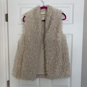 Dylan Women's Cream Fuzzy Vest